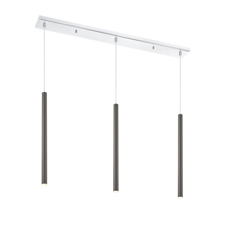 Forest 46 Inch 3 Light LED Linear Suspension Light by Z-Lite