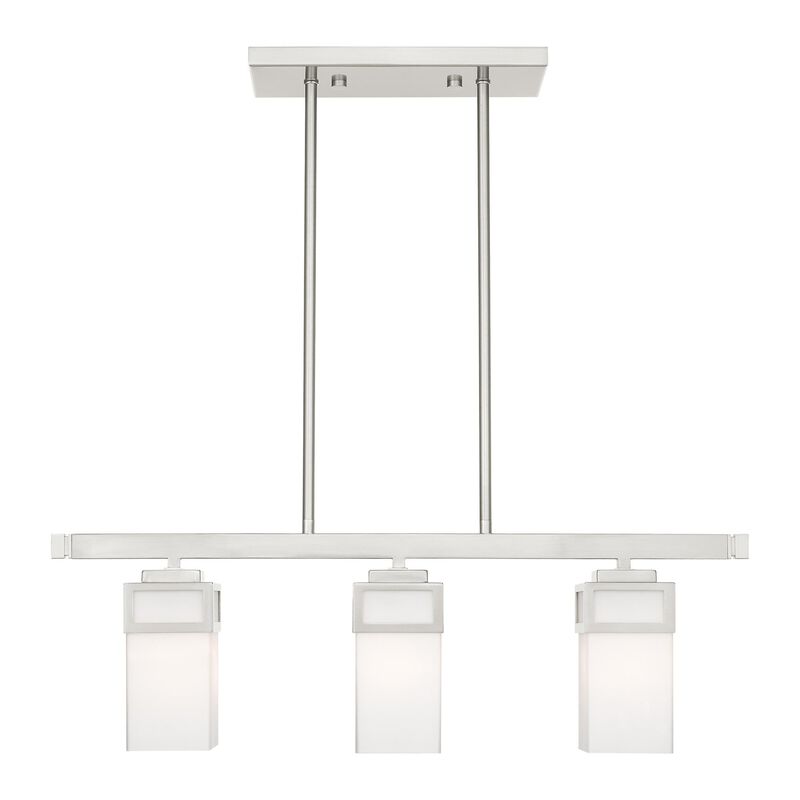 Harding 28 Inch 3 Light Linear Suspension Light by Livex Lighting