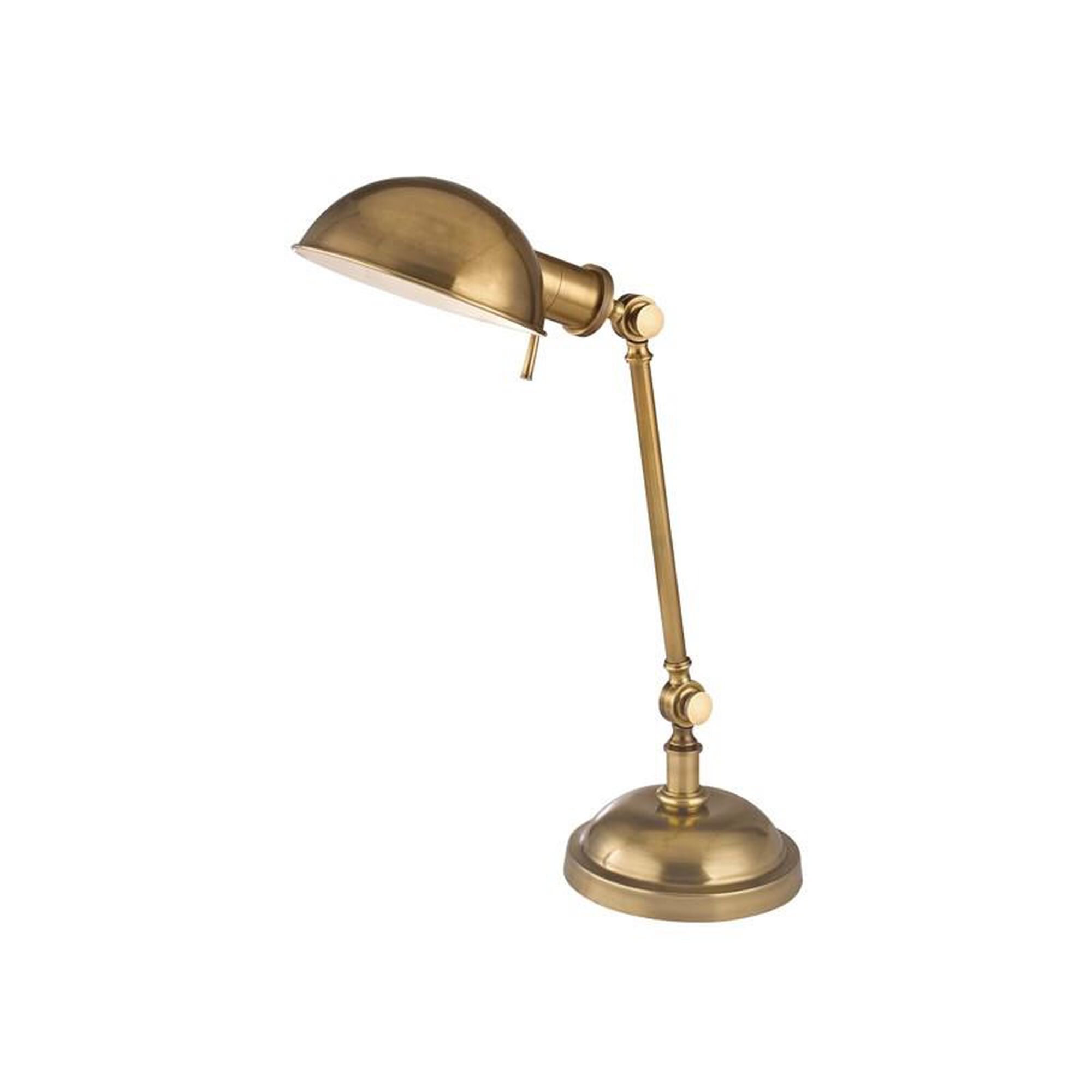 Shown in Vintage Brass finish and Vintage Brass shade