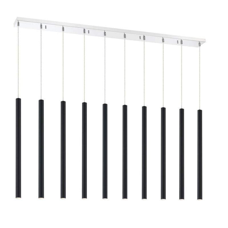 Forest 56 Inch 10 Light LED Linear Suspension Light by Z-Lite