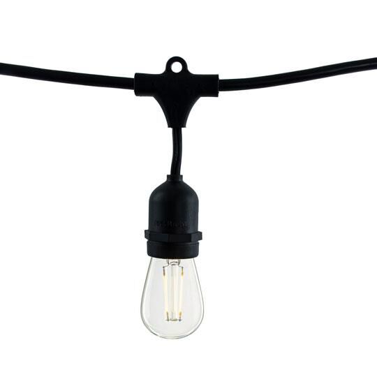 UPC 081000000092 product image for Bulbrite String Light - STRING10/E26/BLACK-LED2S14-KT | upcitemdb.com