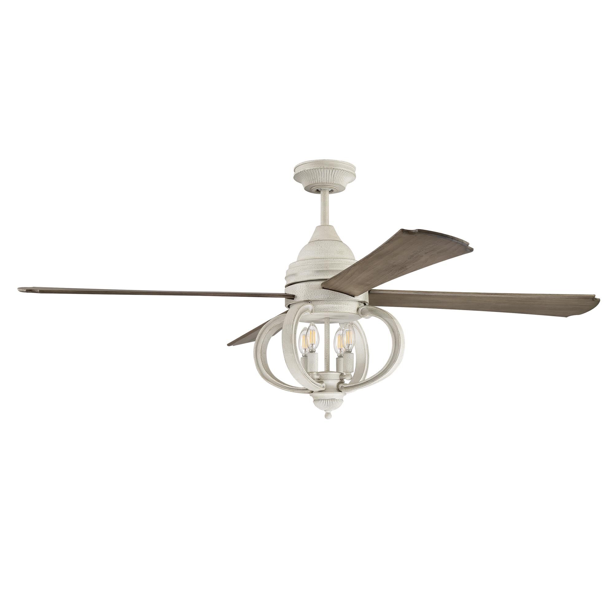 Photos - Fan Craftmade Augusta 60 Inch Ceiling  with Light Kit Augusta - AUG60CW4 