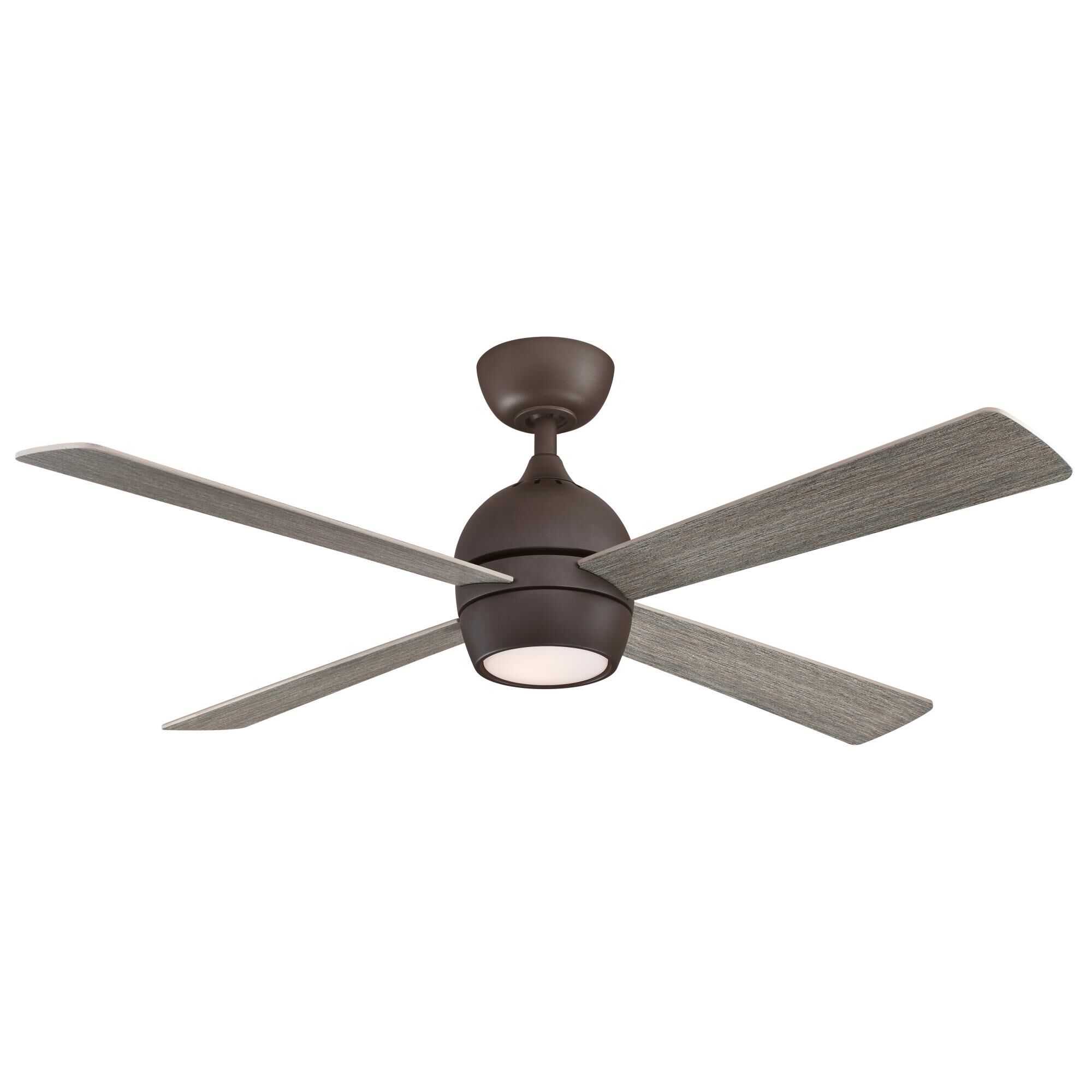 Photos - Fan imation Kwad 52 Inch Ceiling  with Light Kit Kwad - FP7652GR - Moder