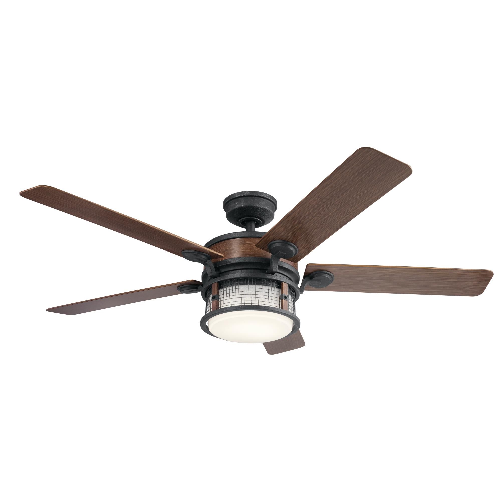 Photos - Fan Kichler Lighting Ahrendale Outdoor Rated 60 Inch Ceiling  with Light Ki 