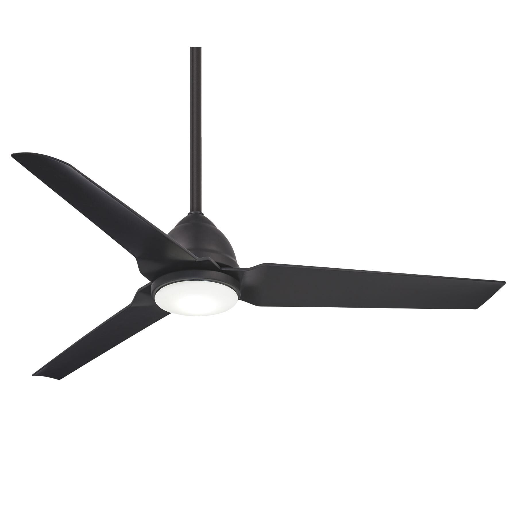 Photos - Fan Minka Aire Java Outdoor Rated 54 Inch Ceiling  with Light Kit Java - F7