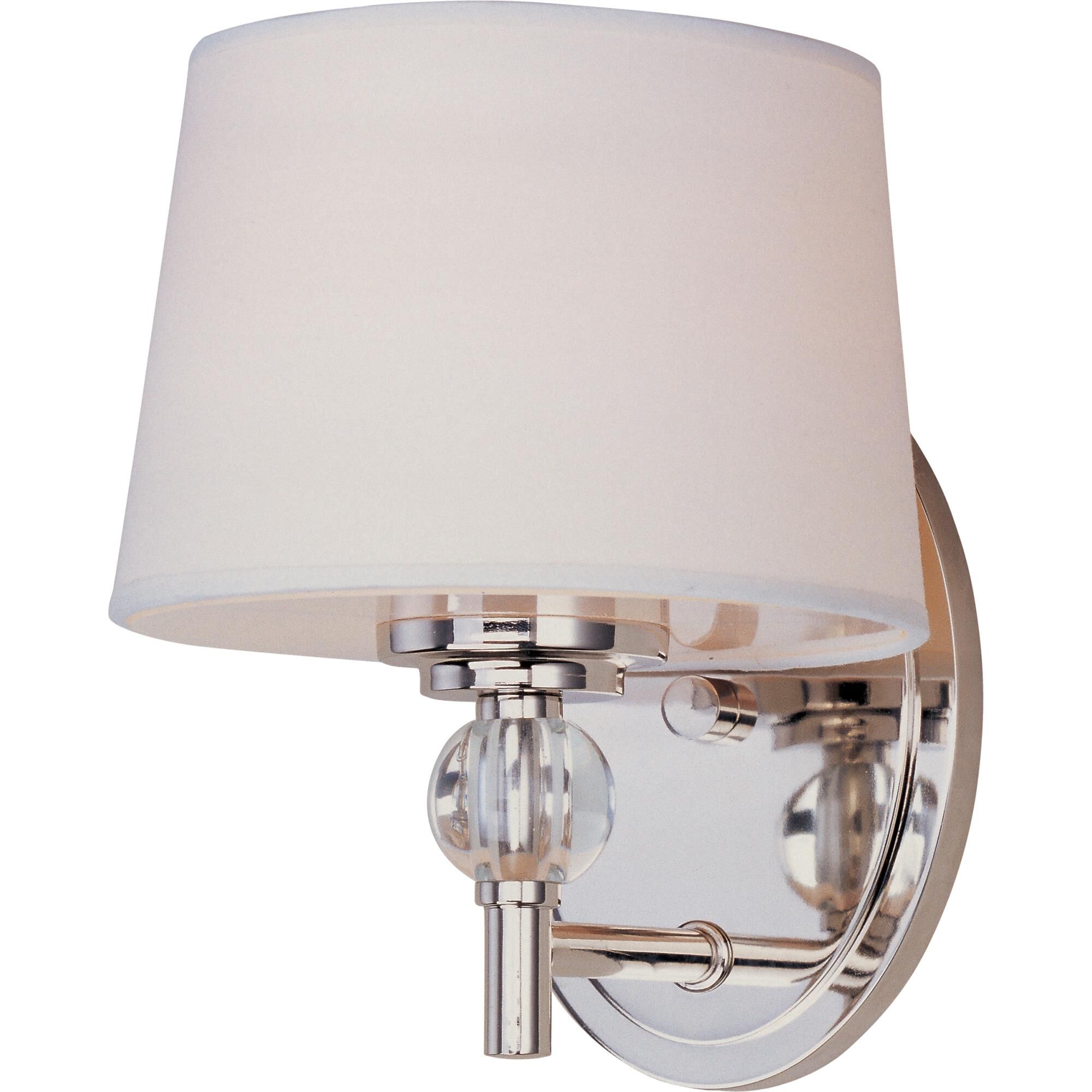 Photos - Chandelier / Lamp Maxim Lighting Rondo 8 Inch Wall Sconce Rondo - 12761WTPN - Transitional 1