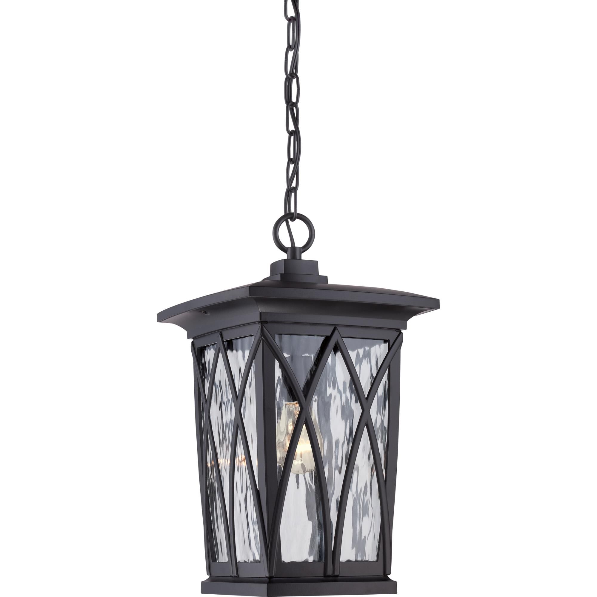 Photos - Chandelier / Lamp Quoizel Grover 17 Inch Tall Outdoor Hanging Lantern Grover - GVR1910K - Tr 