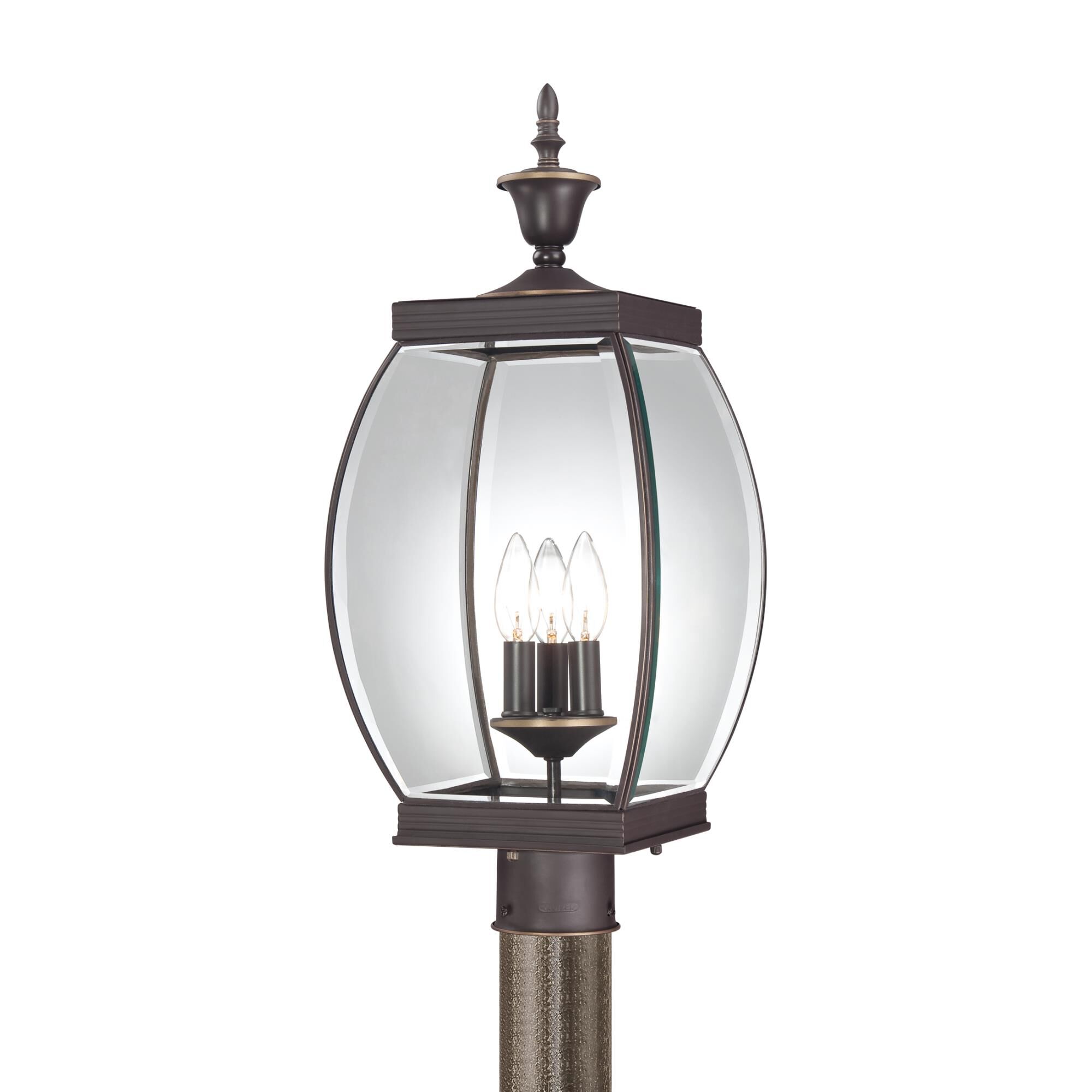 Photos - Floodlight / Street Light Quoizel Oasis 22 Inch Tall 3 Light Outdoor Post Lamp Oasis - OAS9009Z - Tr 