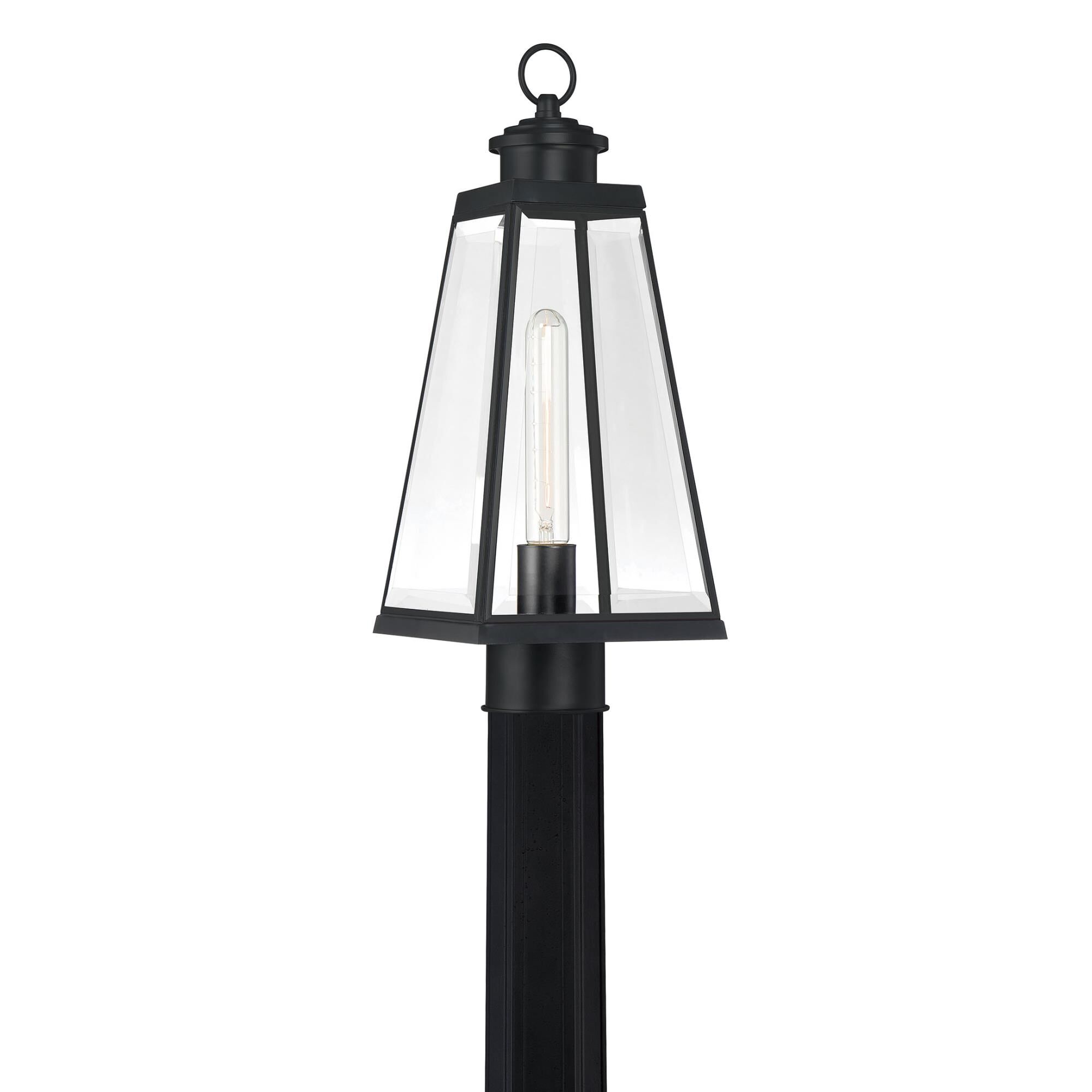 Photos - Floodlight / Street Light Quoizel Paxton 17 Inch Tall Outdoor Post Lamp Paxton - PAX9007MBK - Transi 