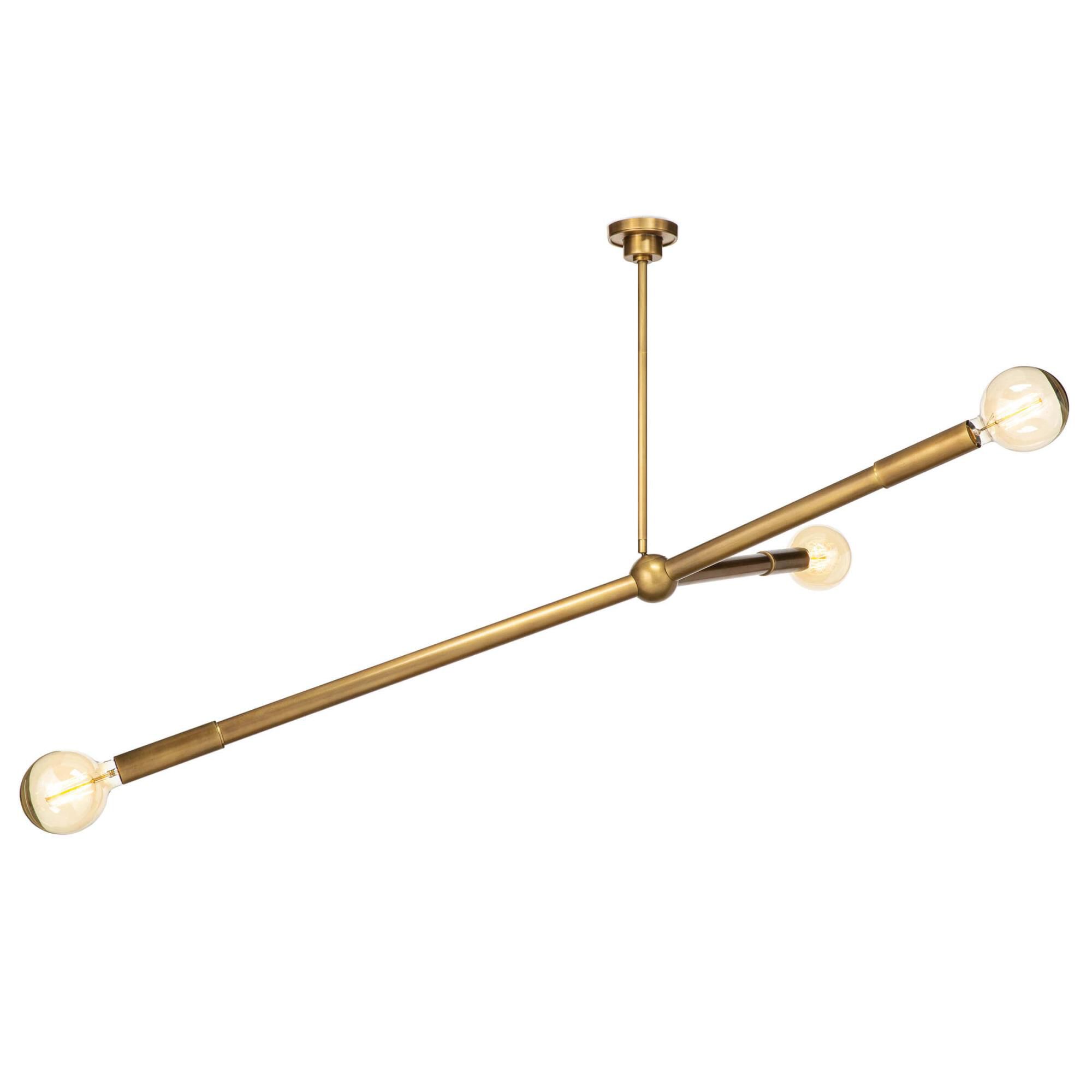 Regina Andrew Talon 51 Inch 3 Light Linear Suspension Light Talon - 16-1337NB - Transitional