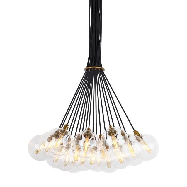 Visual Comfort Modern Sedona Contemporary Chandelier in Aged