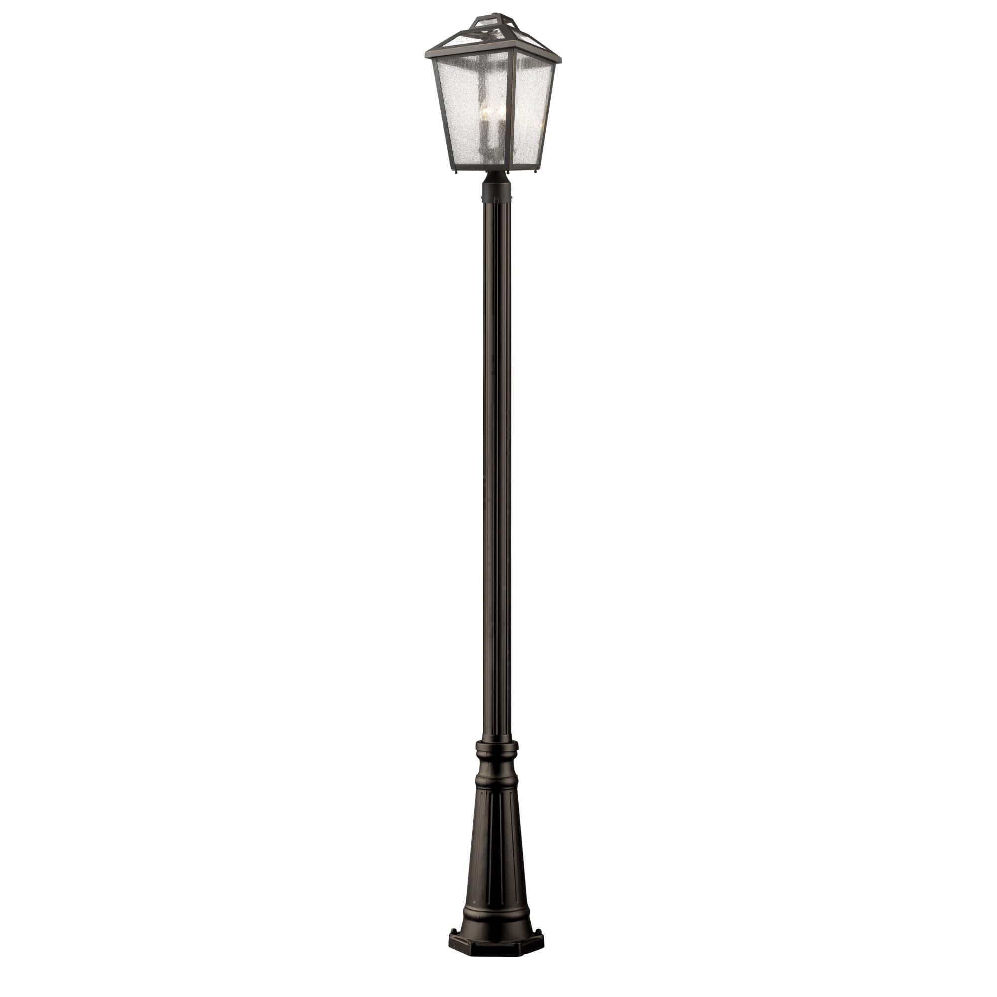 Photos - Floodlight / Street Light Z-Lite Bayland 114 Inch Tall 3 Light Outdoor Post Lamp Bayland - 539PHBR-5