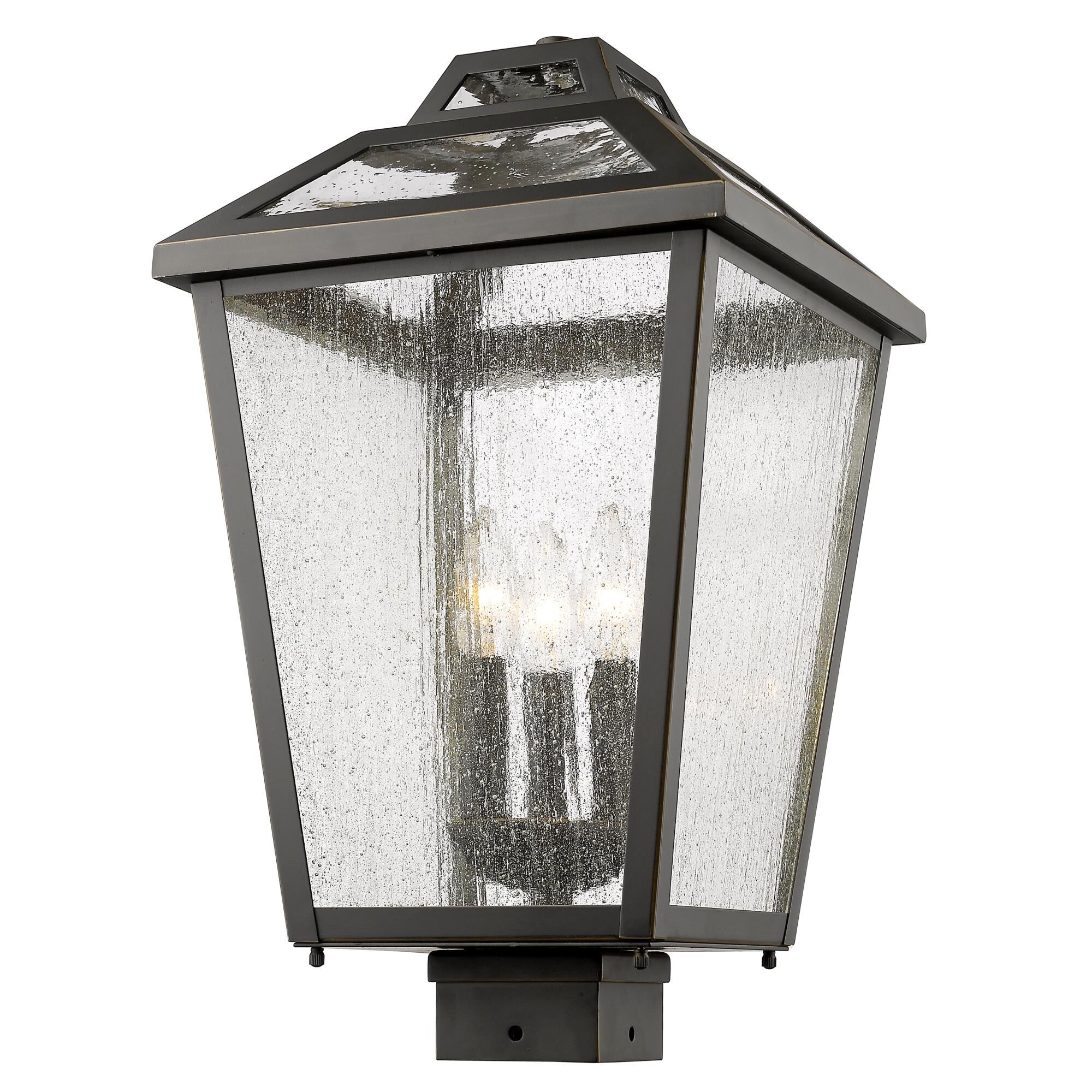 Photos - Floodlight / Street Light Z-Lite Bayland 19 Inch Tall 3 Light Outdoor Post Lamp Bayland - 539PHBS-OR