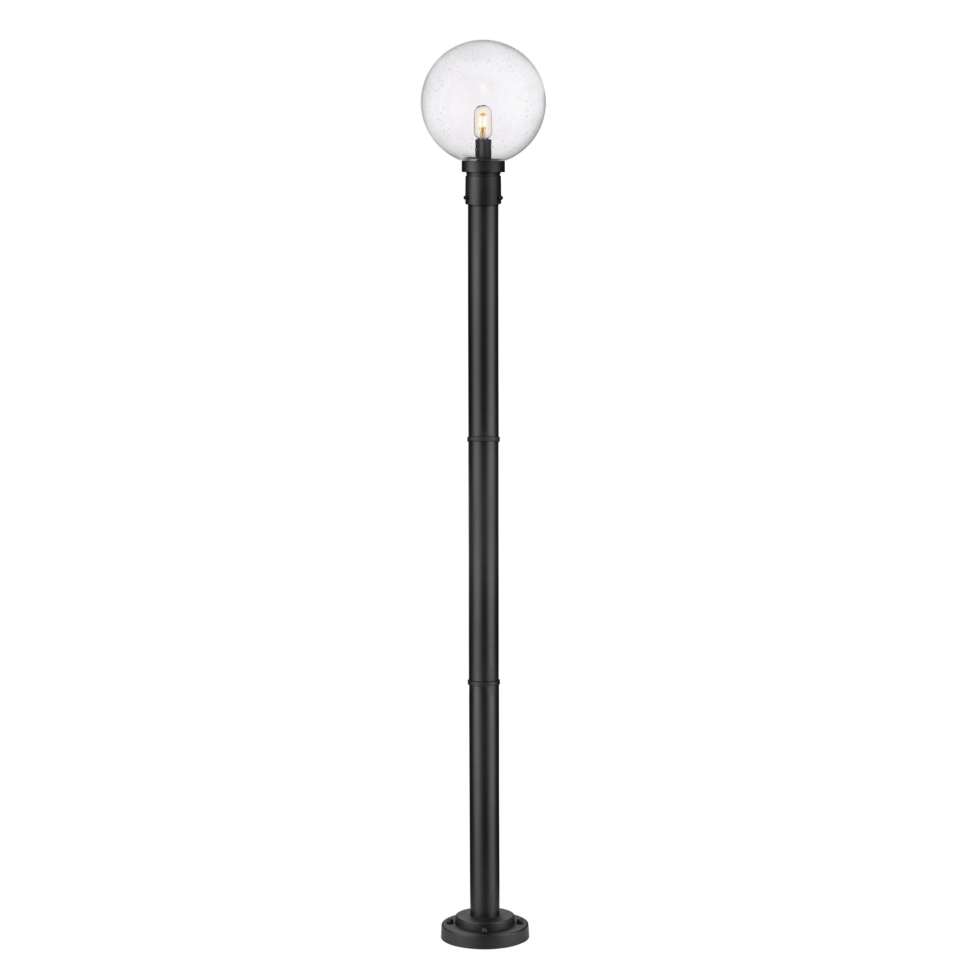 Photos - Floodlight / Street Light Z-Lite Laurent 89 Inch Tall Outdoor Post Lamp Laurent - 599PHB-567P-BK - T