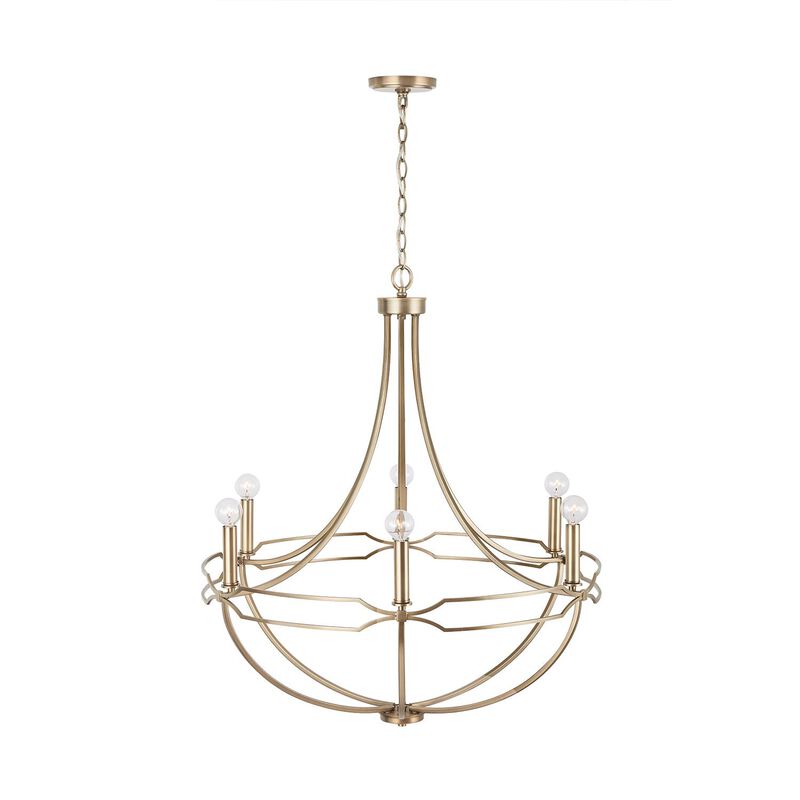 Jordyn 29 Inch 6 Light Chandelier by Capital Lighting Fixture Company