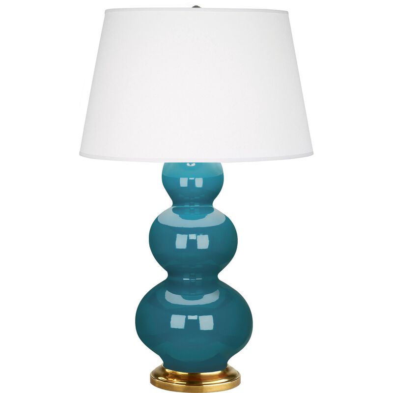 Triple Gourd 32 Inch Table Lamp by Robert Abbey