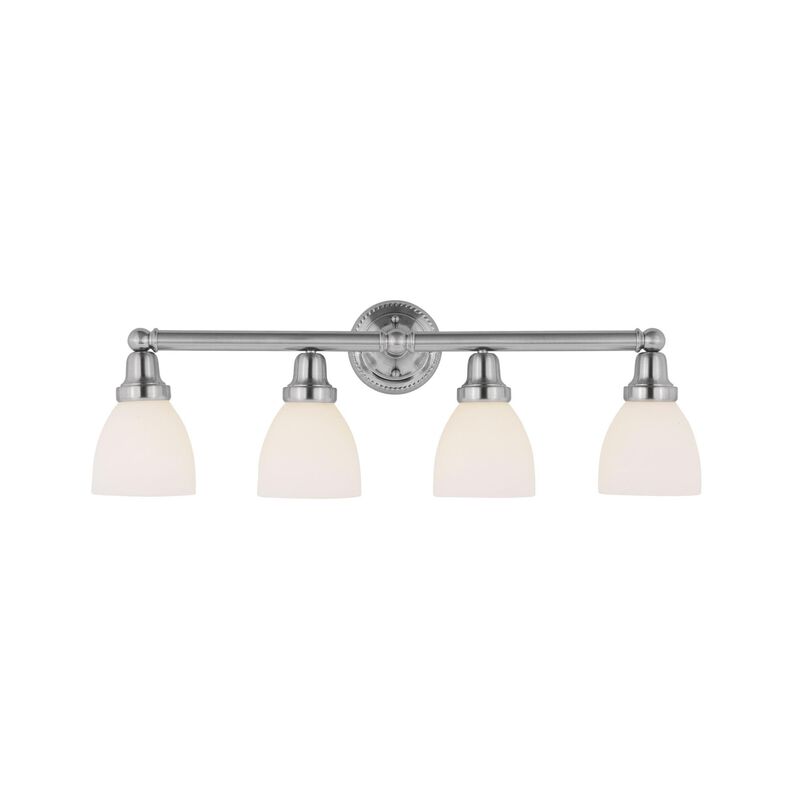 Classic 30 Inch 4 Light Bath Vanity Light by Livex Lighting