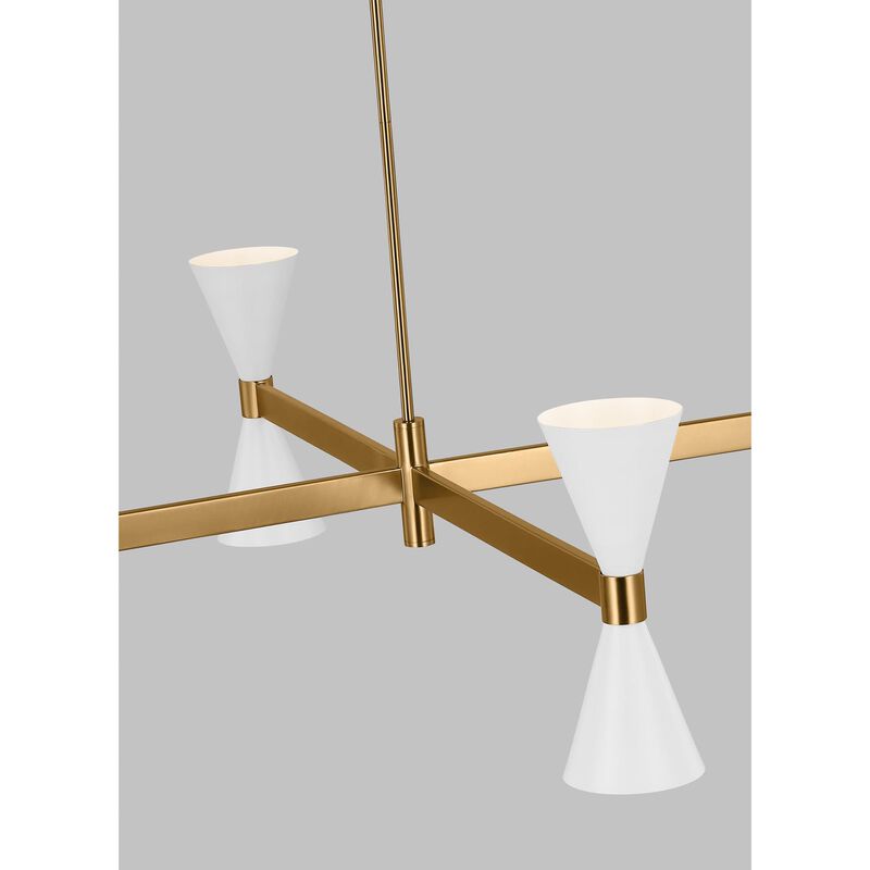 Albertine 32 Inch 8 Light Chandelier by Visual Comfort Studio Collection