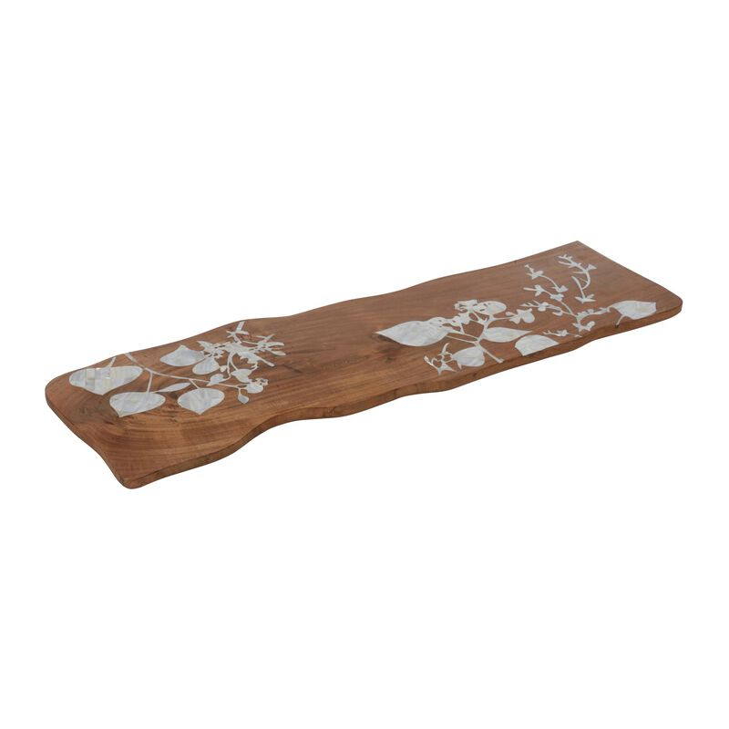 Lisa Kahn Mother Of Pearl Eucalyptus Tray by Chelsea House