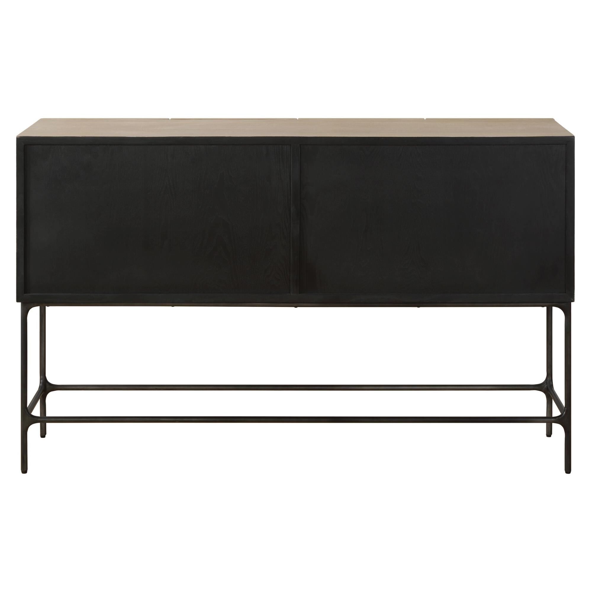 Shown in Unique In Design And Function This Four Door Cabinet Can Be Used As A Sideboard, Media Unit, Or Cons finish