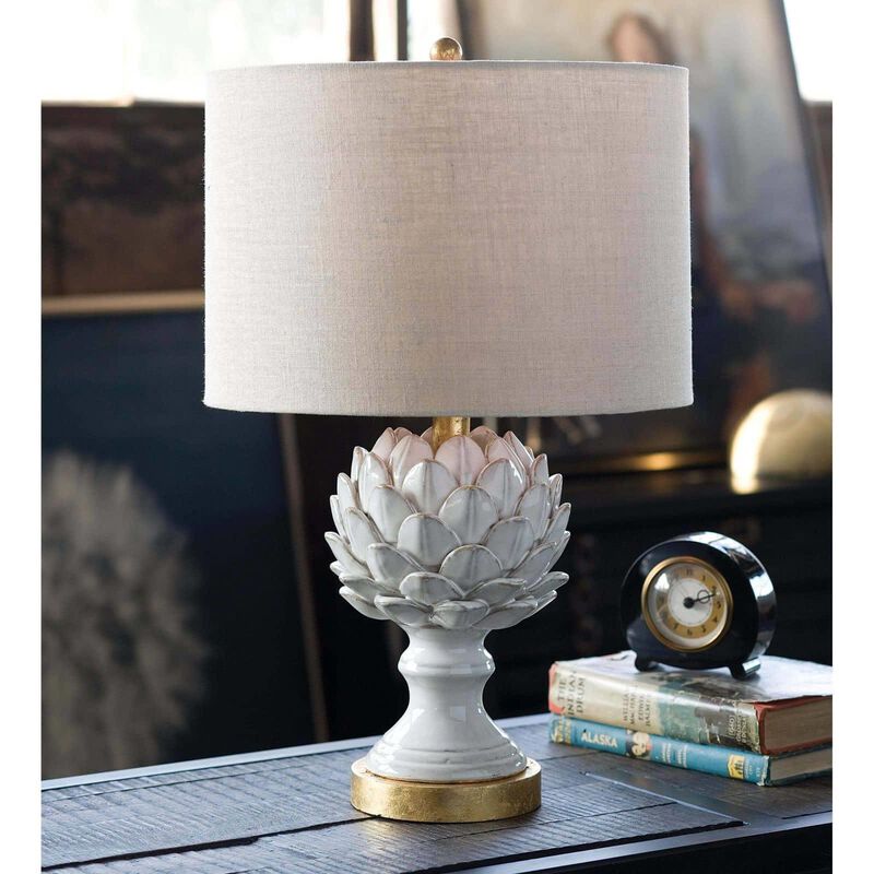 Leafy Artichoke Table Lamp by Regina Andrew