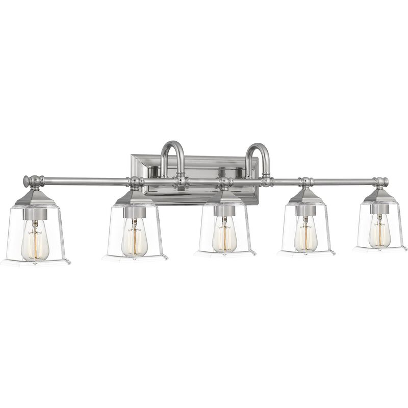 41 Inch 5 Light Bath Vanity Light by Quoizel