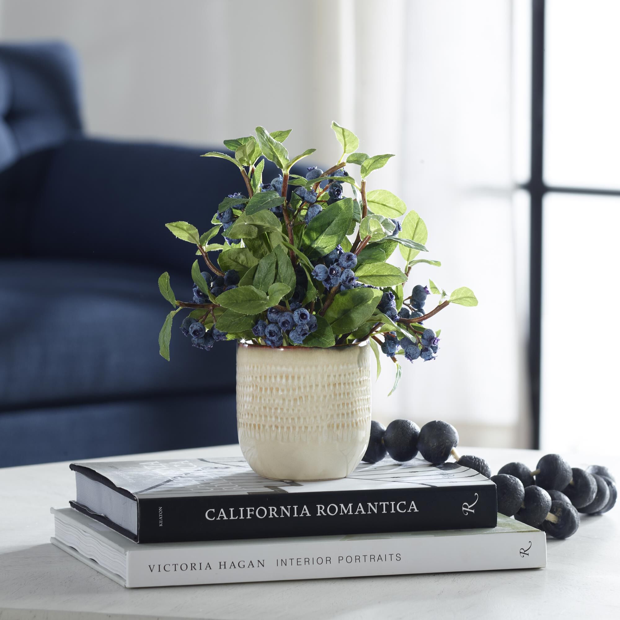 Shown in Giving The Essence Of Freshly Cut, This Blueberry Accent Is The Perfect Accent For Any Room. Placed  finish