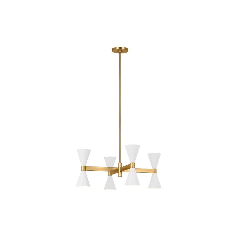 Albertine 48 Inch 8 Light Chandelier by Visual Comfort Studio Collection