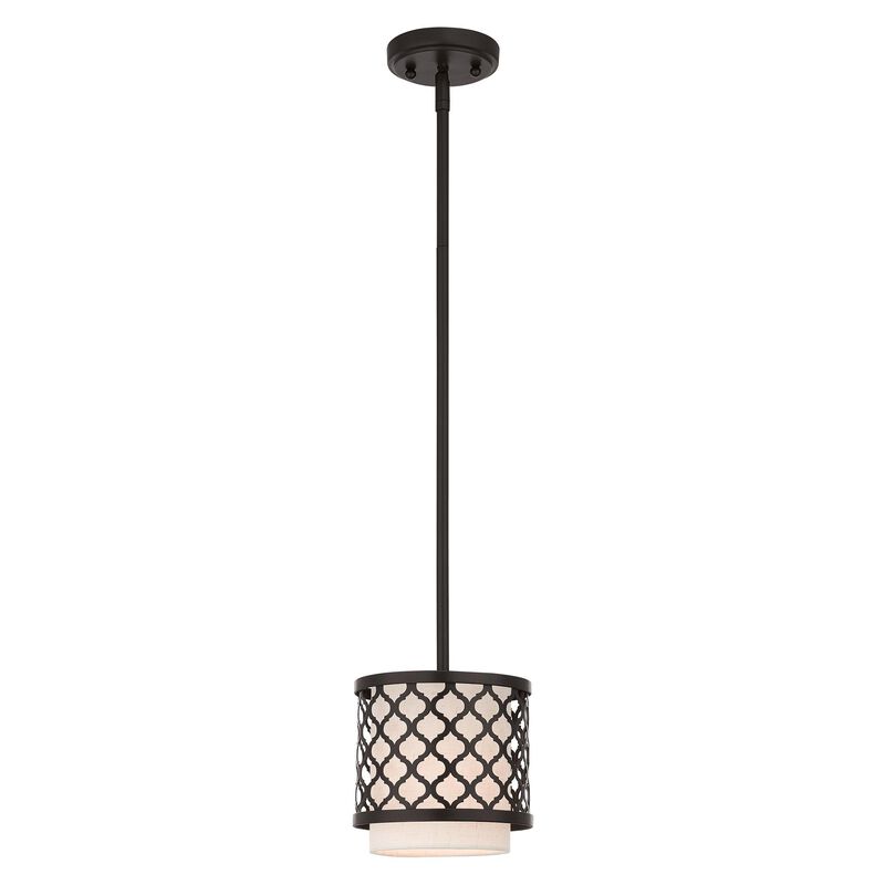 Livex Lighting Arabesque 7 Inch Mini Pendant