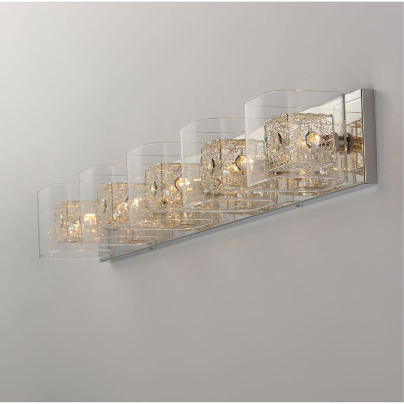 Gem 39 Inch 5 Light Bath Vanity Light by Et2 Lighting