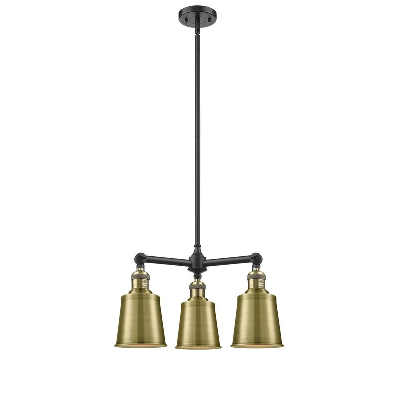 Bruno Marashlian Bare Bulb 15 Inch 3 Light Mini Chandelier by Innovations Lighting