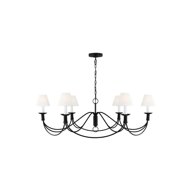 Lauren Ralph Lauren Sullivan 41 Inch 6 Light Chandelier by Visual Comfort Studio Collection