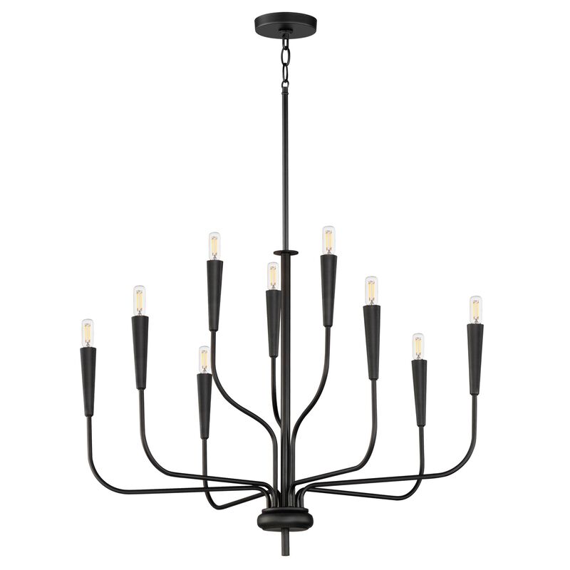 Vela 32 Inch 9 Light Chandelier by Maxim Lighting